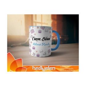 Hediyelen Canım Babam Mavi Kupa Bardak