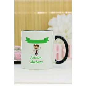 Hediyelen Canım Babam Siyah Kupa Bardak