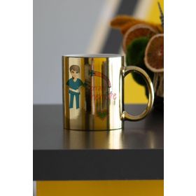 Hediyelen Cerrahi Hemşire Gold Kupa Bardak