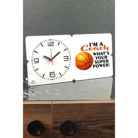 Hediyelen Coach Ahşap Masa Saati