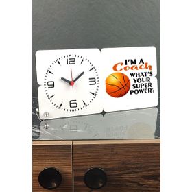 Hediyelen Coach Ahşap Masa Saati