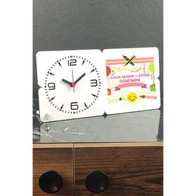 Hediyelen Çocuk Gelişimi ve Eğitimi Öğretmeni Ahşap Masa Saati