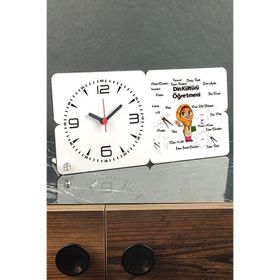 Hediyelen Din Kültürü ve Ahlak Bilgisi Öğretmeni Ahşap Masa Saati