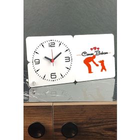 Hediyelen Diş Hekimi 002 Ahşap Masa Saati