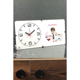 Hediyelen Diş Hekimi 003 Ahşap Masa Saati