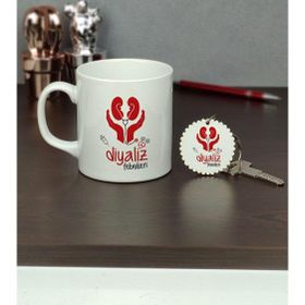 Hediyelen Diyaliz Teknikeri Kupa Bardak ve Anahtarlık Set