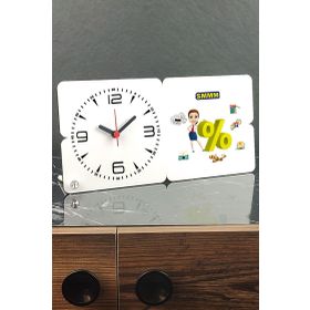 Hediyelen Diyetisyen Ahşap Masa Saati