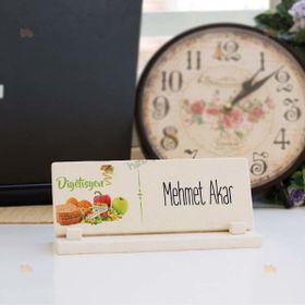 Hediyelen Diyetisyen Meyve Tasarımlı Taş İsimlik