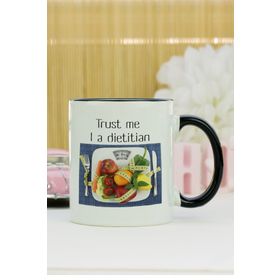 Hediyelen Diyetisyen Siyah Kupa Bardak