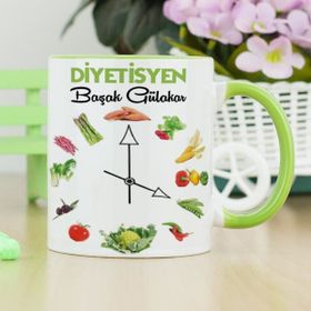 Hediyelen Diyetisyen Yeşil Kupa Bardak
