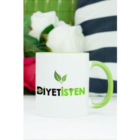 Hediyelen Diyetisyen Yeşil Kupa Bardak