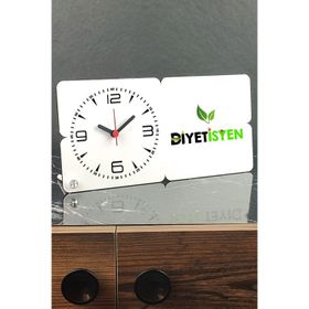 Hediyelen Diyetisyene Hediye 001 Ahşap Masa Saati