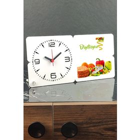 Hediyelen Diyetisyene Hediye 002 Ahşap Masa Saati