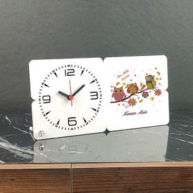Hediyelen Doğum Günü Hediyesi Ahşap Masa Saati