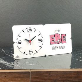 Hediyelen Ebe 001 Ahşap Masa Saati