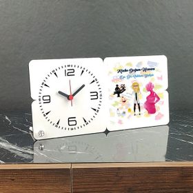 Hediyelen Ebe 002 Ahşap Masa Saati