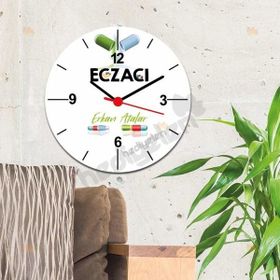 Hediyelen Eczacı İlaç Tasarım Duvar Saati