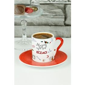 Hediyelen Eczacı Kırmızı Kupa Bardak