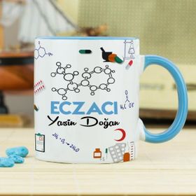 Hediyelen Eczacı Mavi Kupa Bardak