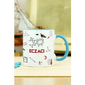 Hediyelen Eczacı Mavi Kupa Bardak
