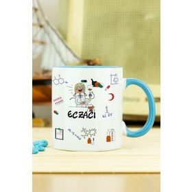 Hediyelen Eczacı Mavi Kupa Bardak