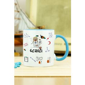 Hediyelen Eczacı Mavi Kupa Bardak