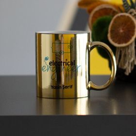 Hediyelen Electrical Engineer Gold Kupa Bardak