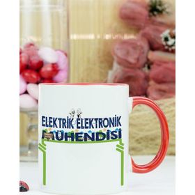 Hediyelen Elektrik Elektronik Mühendisi Kırmızı Kupa Bardak