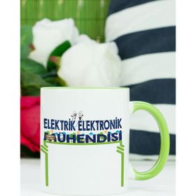 Hediyelen Elektrik Elektronik Mühendisi Yeşil Kupa Bardak