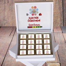 Hediyelen Elektrik Öğretmeni Hediyelik Çikolata