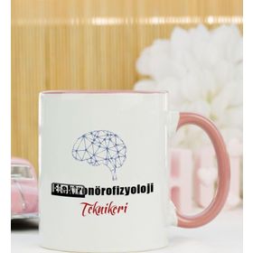 Hediyelen Elektronörofizyoloji Teknikeri Pembe Kupa Bardak