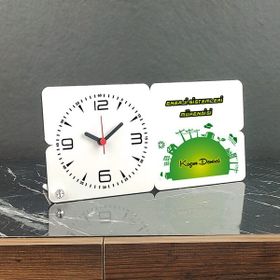 Hediyelen Enerji Sistemleri Mühendisine Hediye Ahşap Masa Saati