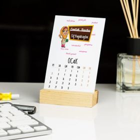 Hediyelen English Teacher Başörtülü Figür Duvar Saati