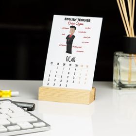 Hediyelen English Teacher Erkek Figür Duvar Saati
