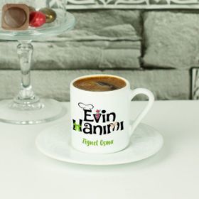 Hediyelen Evin Hanımı Kahve Fincanı