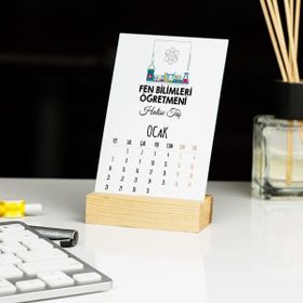 Hediyelen Fen Bilgisi Öğretmenine Hediye Duvar Saati