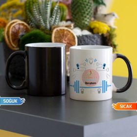 Hediyelen Fitness Eğitmeni Sihirli Kupa Bardak