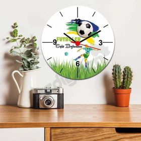 Hediyelen Futbolcu Duvar Saati