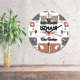 Hediyelen Gastronomi Uzmanı Duvar Saati