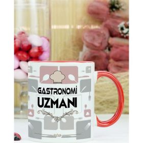 Hediyelen Gastronomi Uzmanı Kırmızı Kupa Bardak