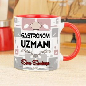Hediyelen Gastronomi Uzmanı Kırmızı Kupa Bardak