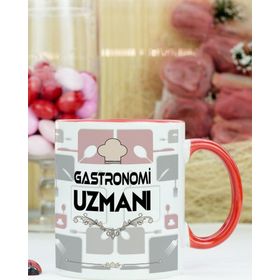 Hediyelen Gastronomi Uzmanı Kırmızı Kupa Bardak