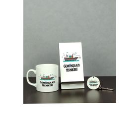 Hediyelen Gemi İnşaatı Teknikeri Duvar Saati