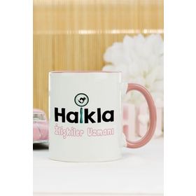 Hediyelen Halkla İlişkiler Uzmanı Pembe Kupa Bardak