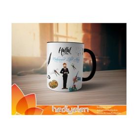 Hediyelen Hattat Siyah Kupa Bardak