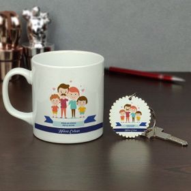 Hediyelen HDYLN1083BABAAHTKP Babalar Günü Hediyesi Kupa Bardak ve Anahtarlık Set