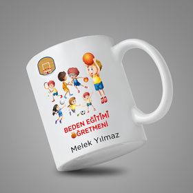 Hediyelen HDYLN24BEDEN Beden Eğtimi Öğretmeni Kupa Bardak