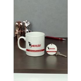 Hediyelen HDYLN563NAESTEZIAHTKP Anestezist Kupa Bardak ve Anahtarlık Set