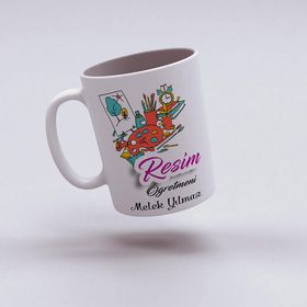 Hediyelen HDYLN600RESIM Resim Öğretmeni Kupa Bardak