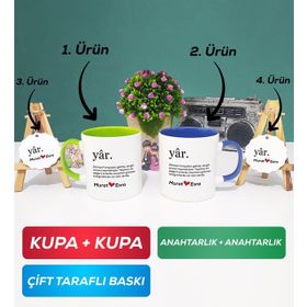 Hediyelen HDYLN628SEVGILI Sevgililer Günü Hediyesi Kupa Bardak
